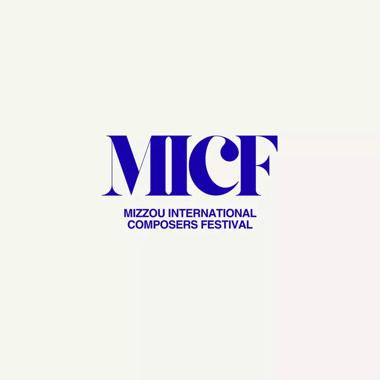 Logo for the Mizzou International Composers Festival