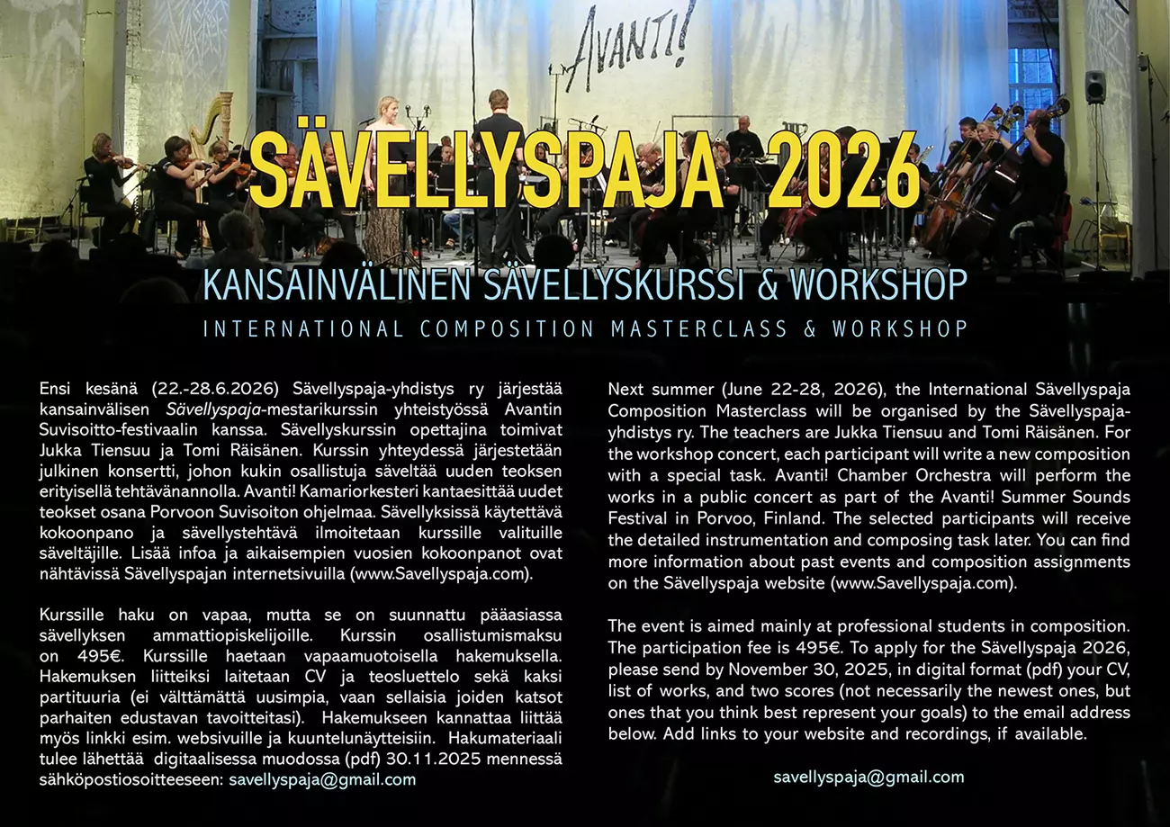 Sävellyspaja 2026