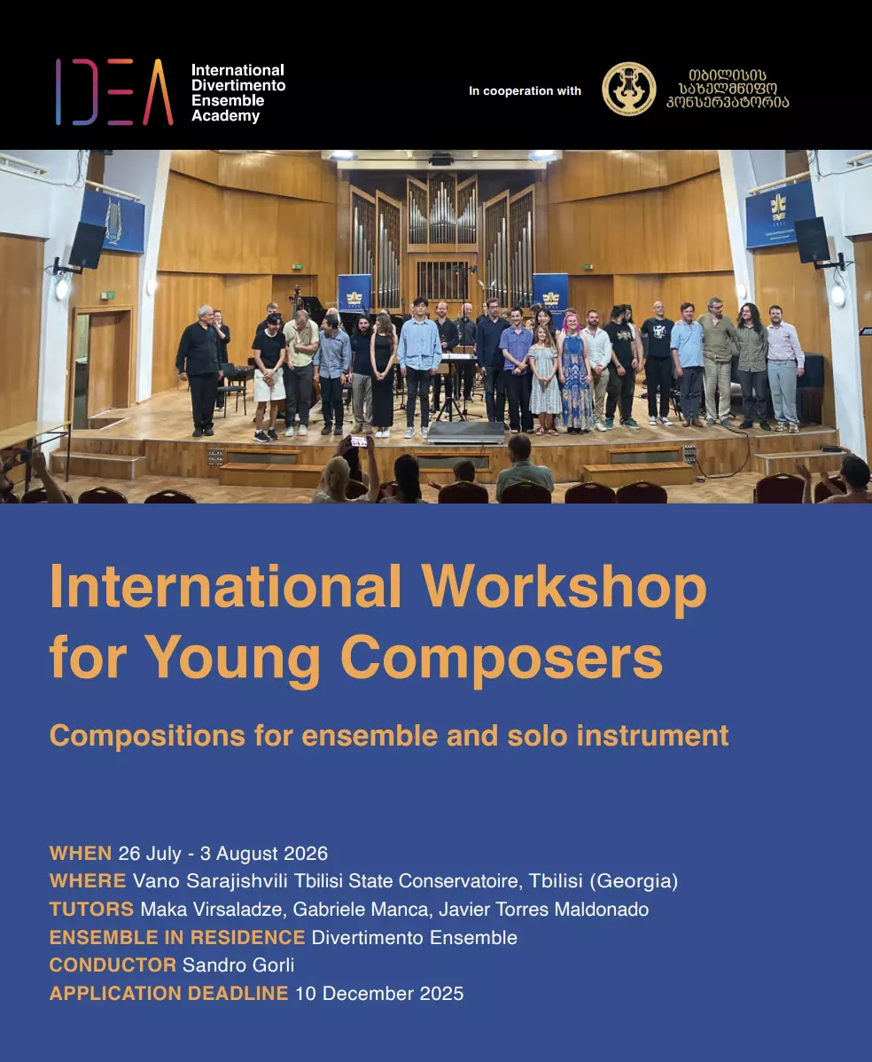 Cover of the IWYC 2026 call for applications