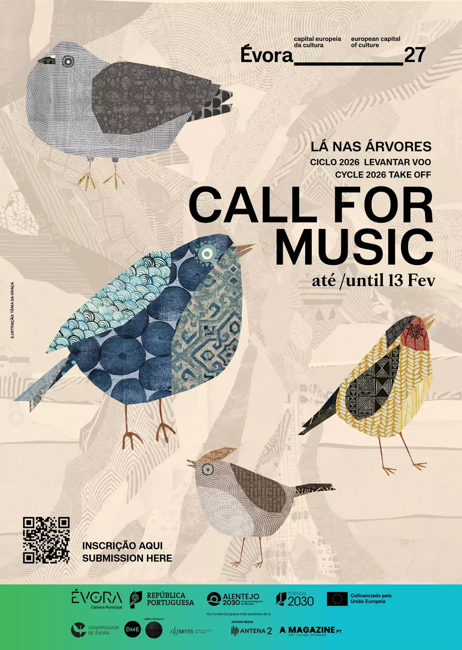 CALL FOR MUSIC- Lá nas Árvores: Cycle II: Take Off 2026