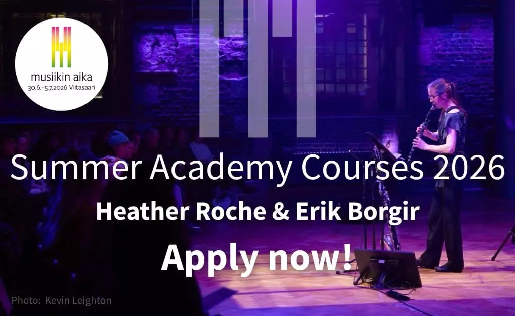 Time of Music festival, Summer Academy Courses 2026