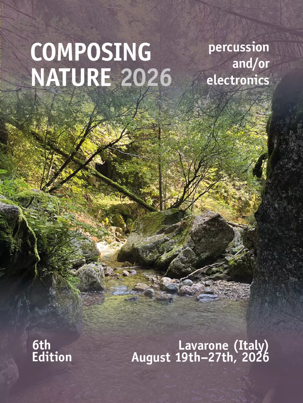 Composing Nature 2026 banner
