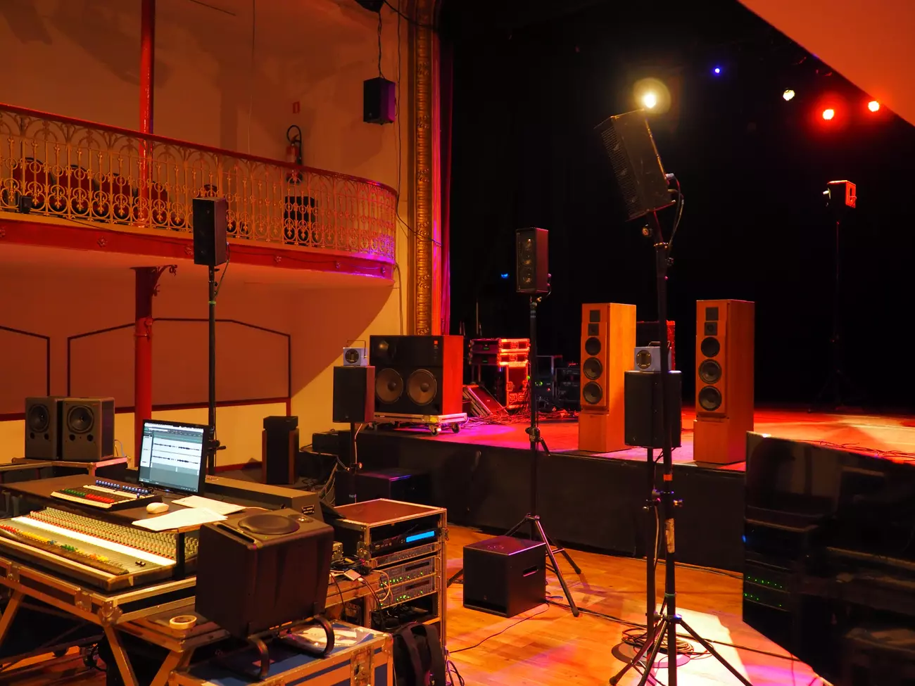 Picture of the Acousmonium at Le Senghor