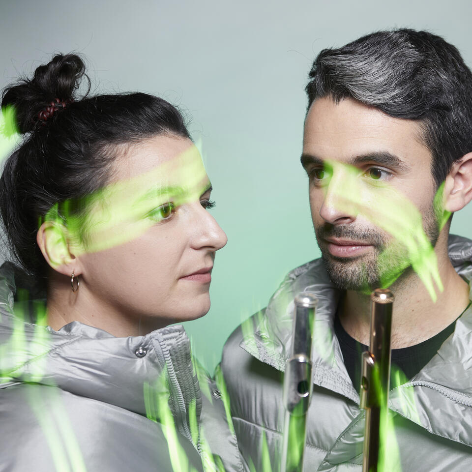 image of two people