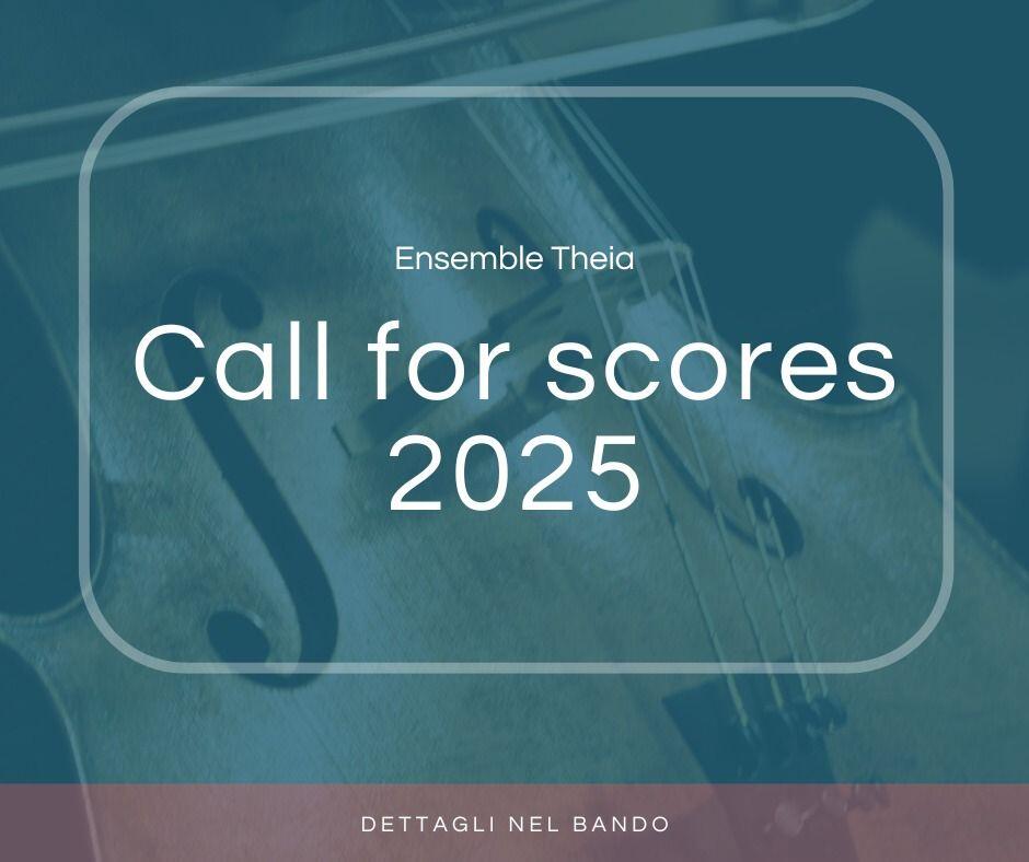call for scores poster