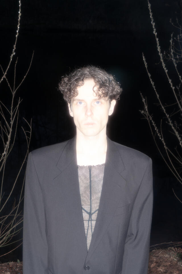 Portrait of Gediminas Seed in dark
